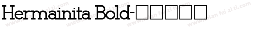 Hermainita Bold字体转换